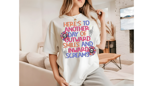 OUTWARD SMILES INWARD SCREAMS