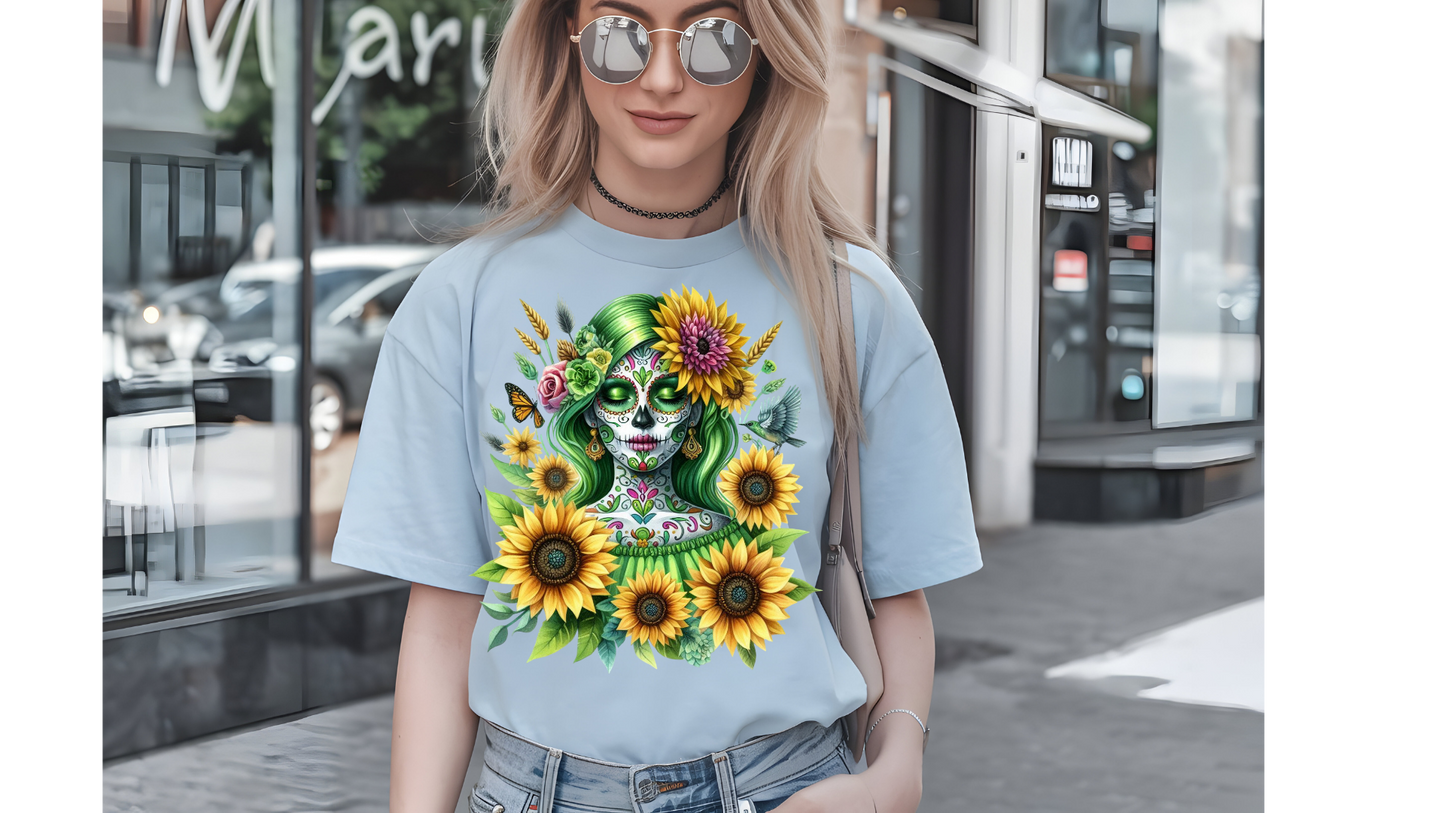 SUNFLOWER SUGAR SKULL