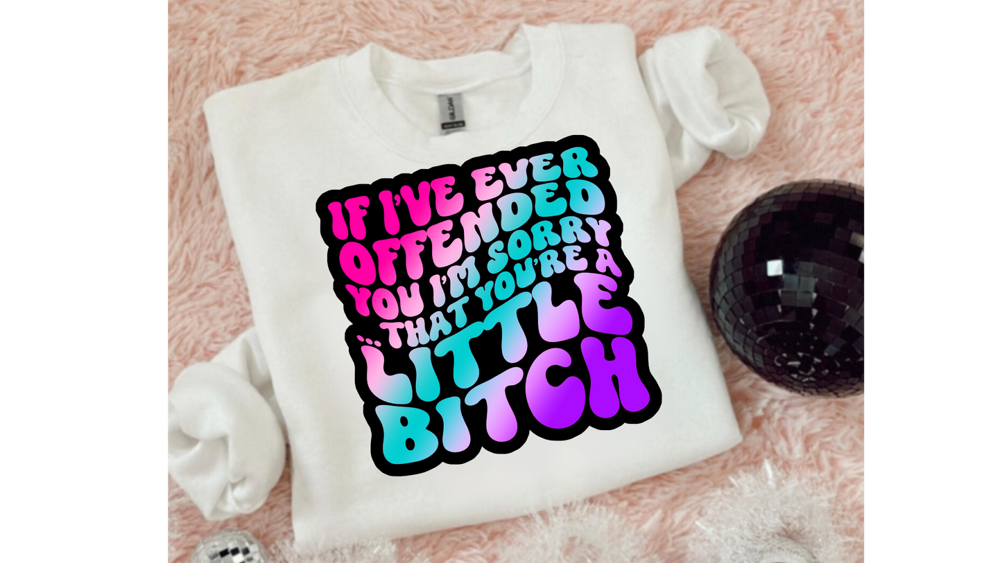 SORRY YOURE A LITTLE B