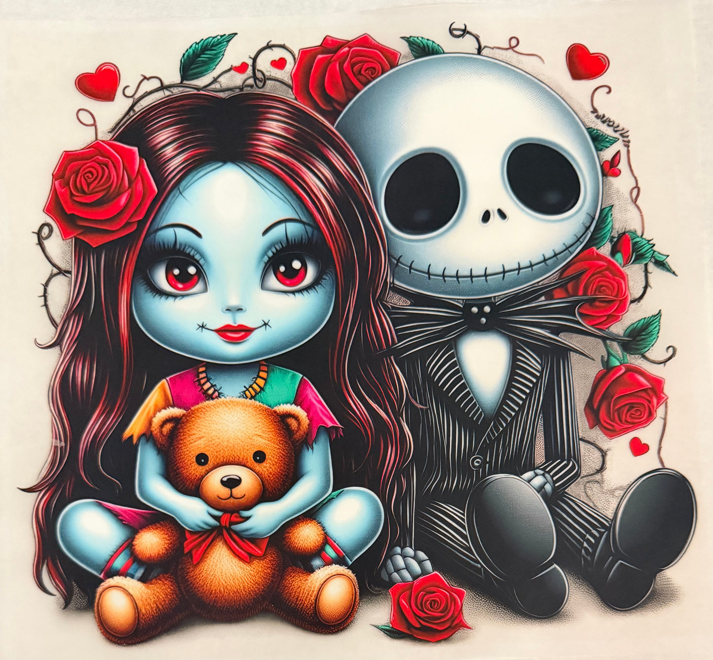 Jack and Sally dolls