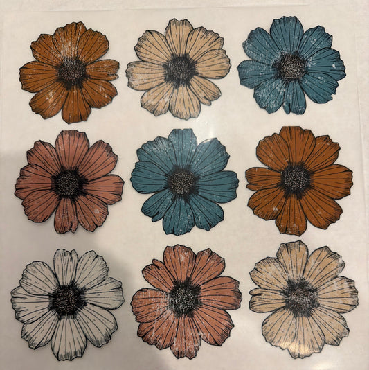Floral boho collage