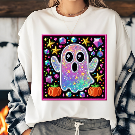 FAUX RHINESTONE GHOST