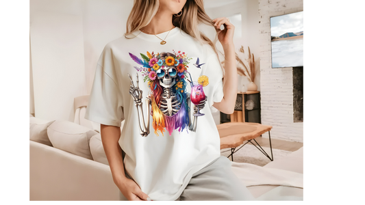 HIPPIE SKELETON GIRL