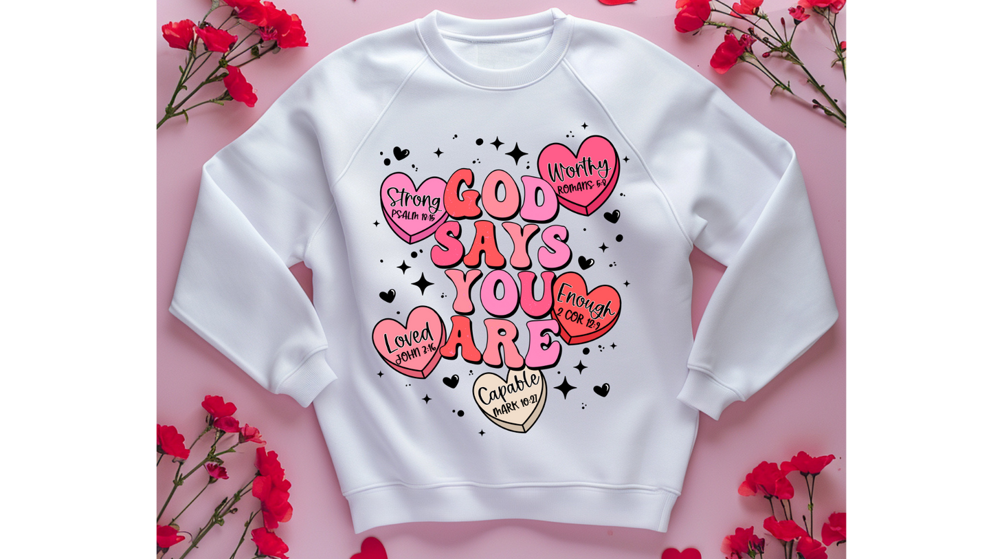 GOD SAYS YOU ARE
