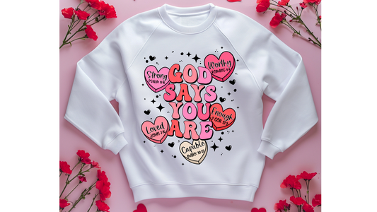 GOD SAYS YOU ARE