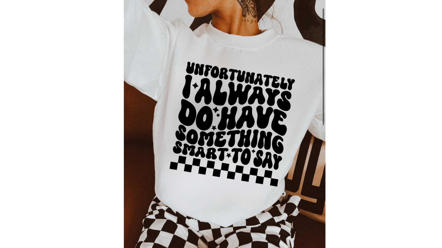 SOMETHING SMART TO SAY