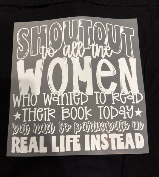 Shoutout to the women