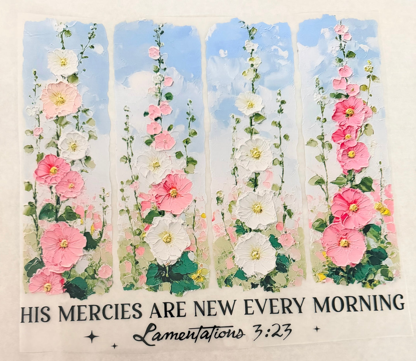 Mercies are new every morning