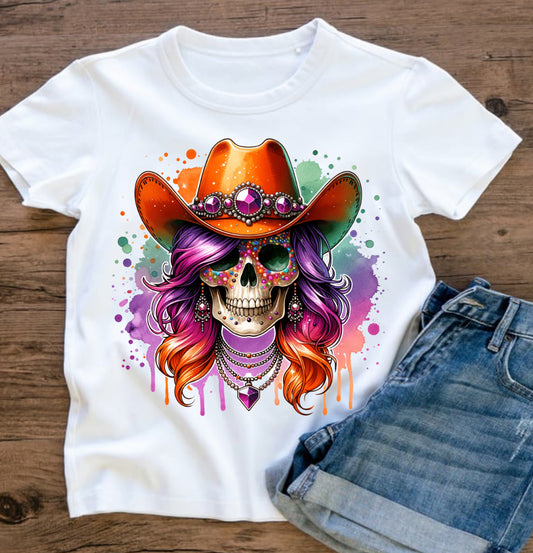 ORANGE COWGIRL SKELLY