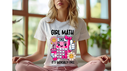 GIRL MATH BASICALLY FREE