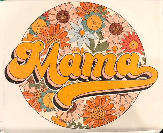 Floral mama retro