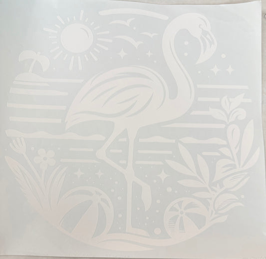 flamingo sunset