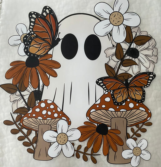 Fall floral ghost