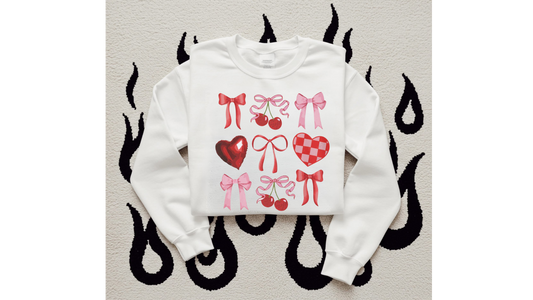 HEARTS BOWS COLLAGE