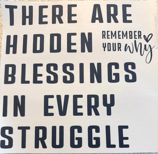Remember your why w/pocket