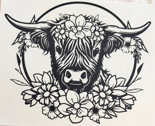 Flower cow