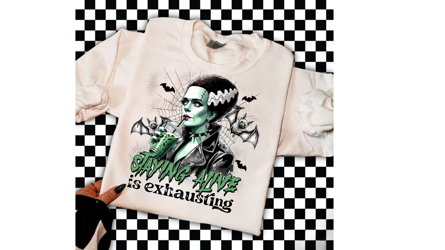 STAYING ALIVE IS EXHAUSING