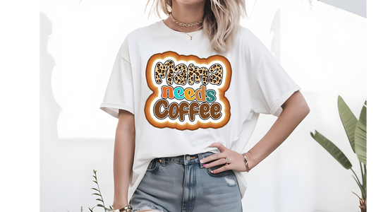 MAMA NEEDS COFFEE LEOPARD