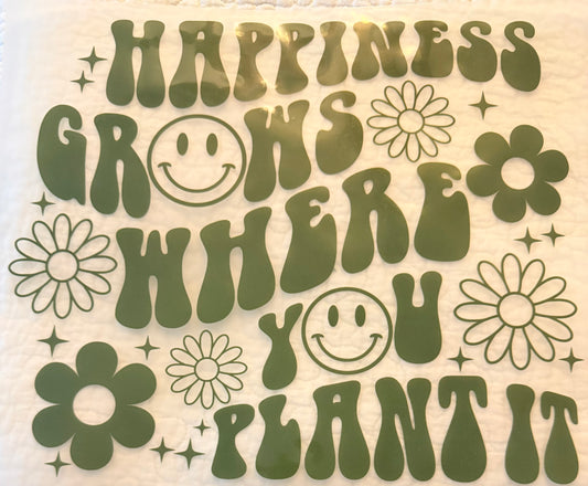 Happiness grows