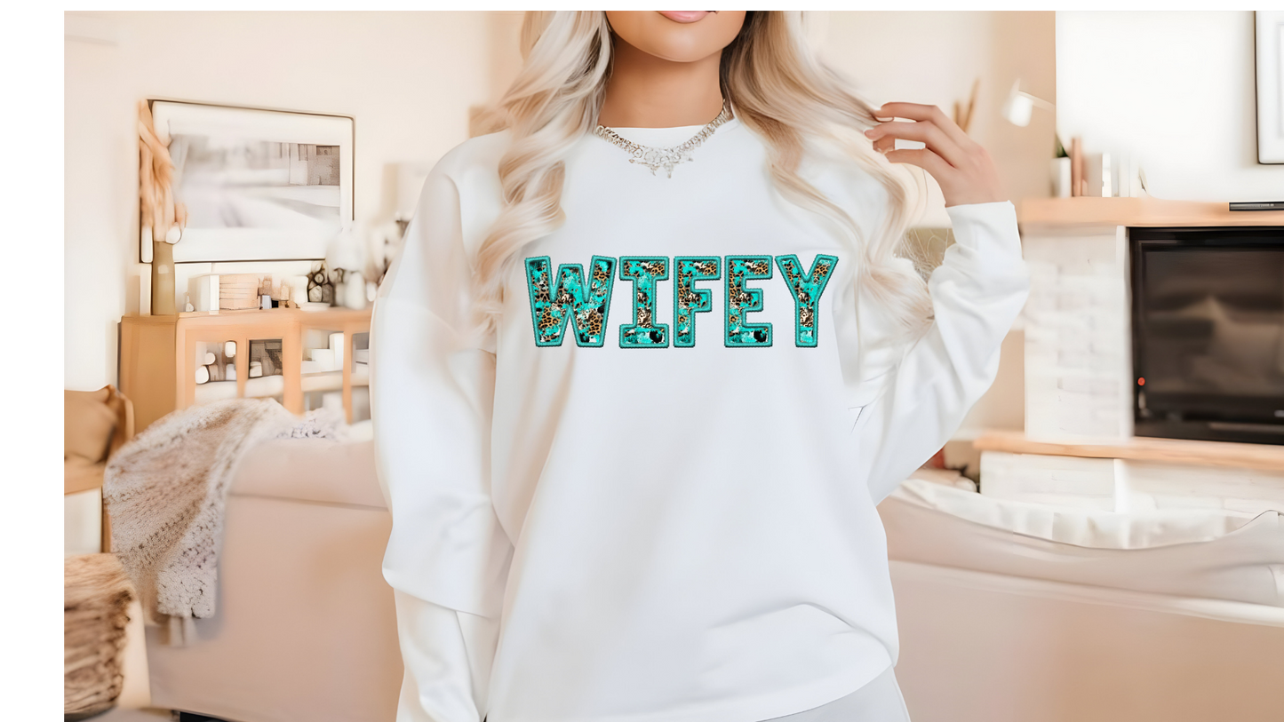 WIFEY COW PRINT