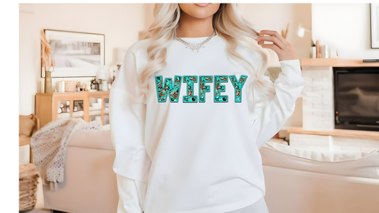 WIFEY COW PRINT