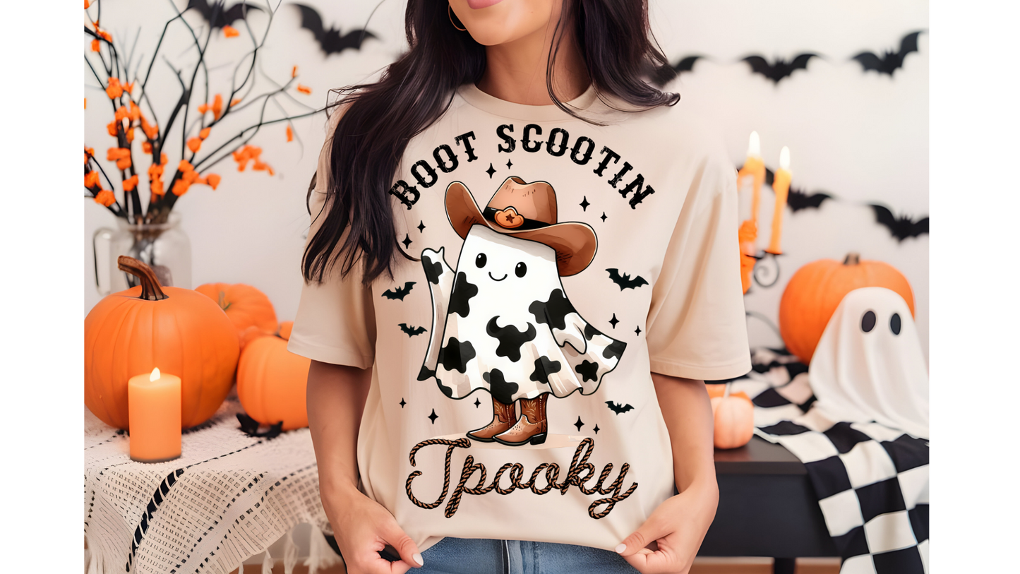 BOOT SCOOTIN SPOOKY GHOST