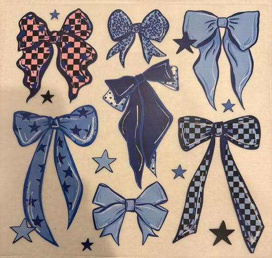Blue bows