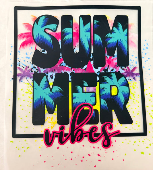 Summer vibes neon