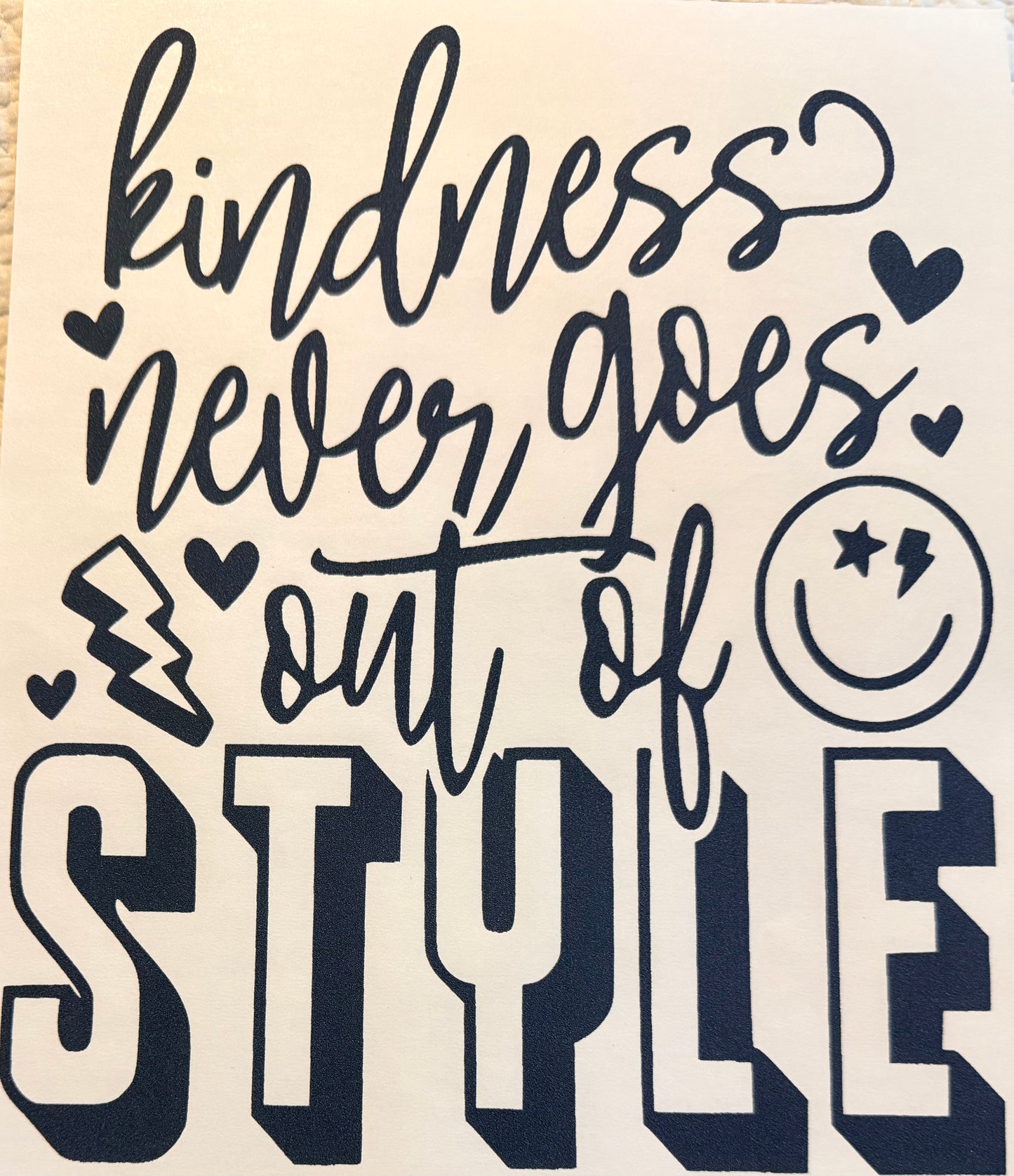 Never goes out of style