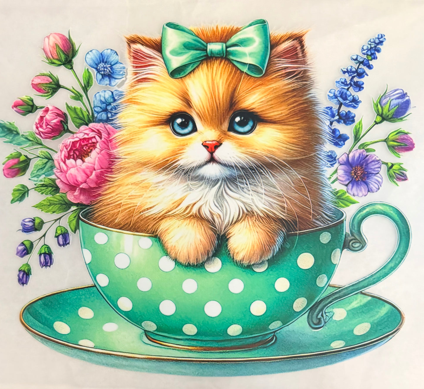 Cute cup cat