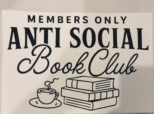 Anti social book club