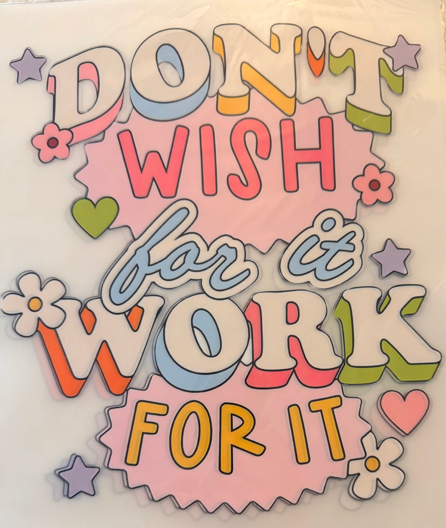 Work for it