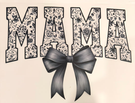 Floral mama bow
