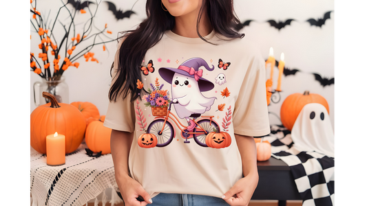 CUTE GHOST RIDING BIKE