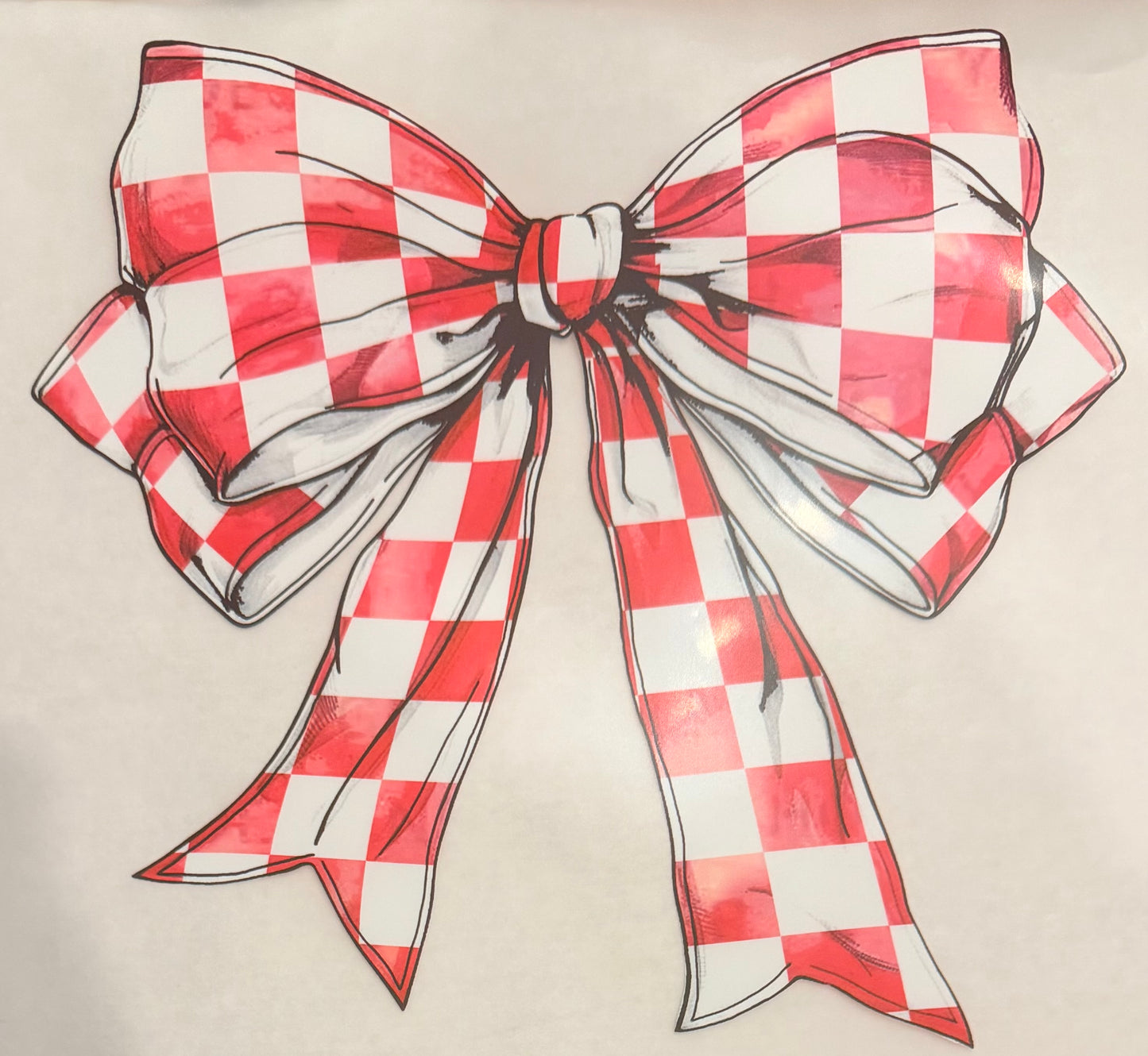 Checkered bow