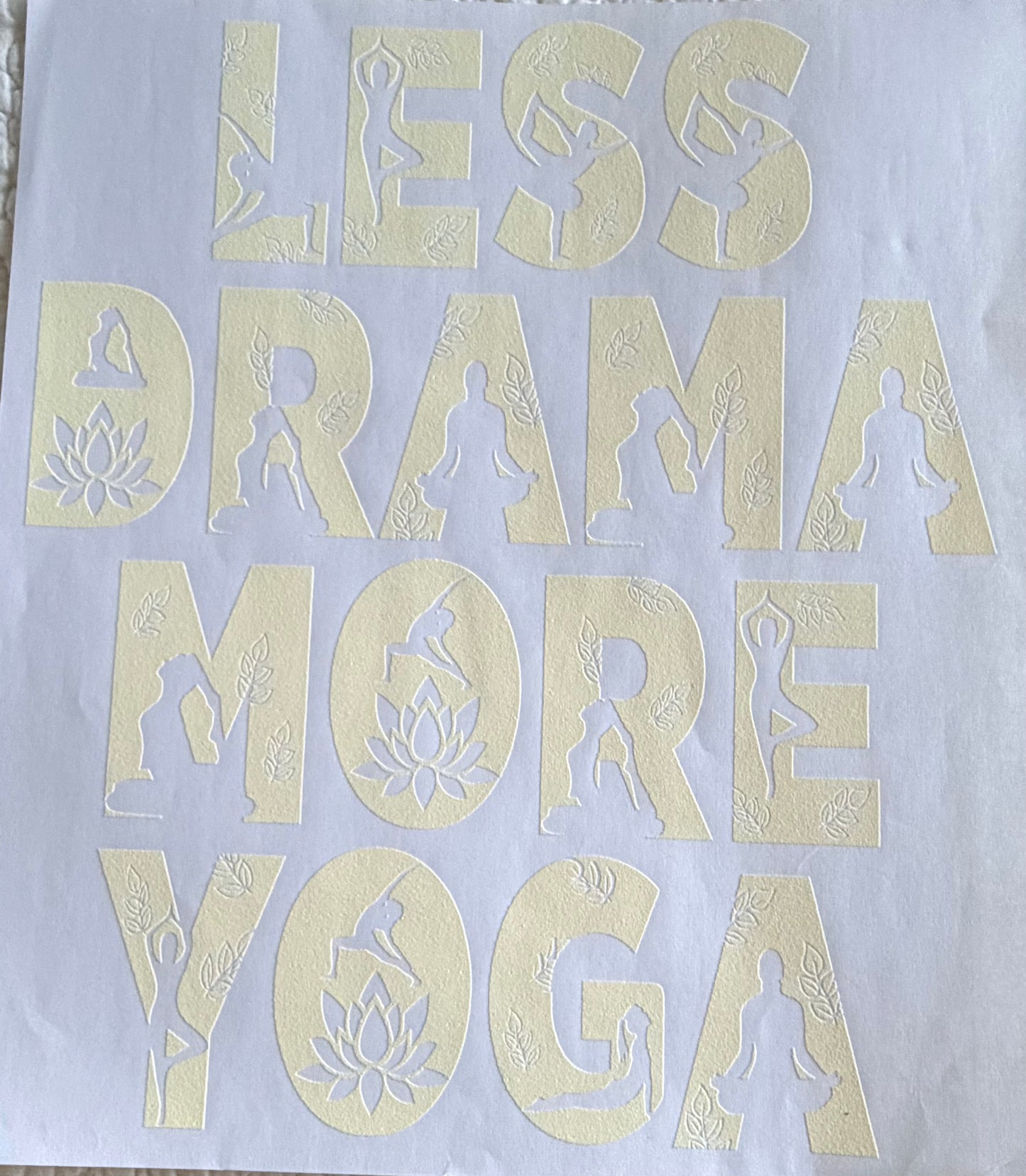 Less drama more yoga