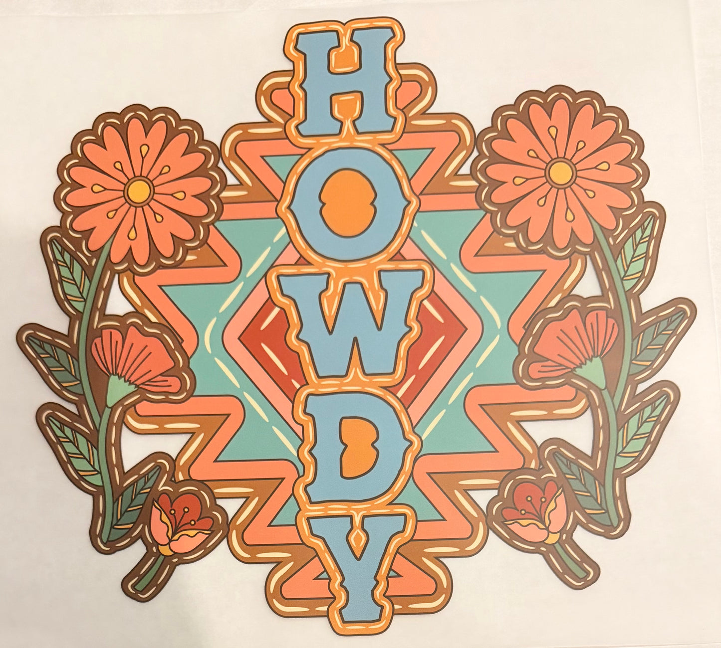 Western floral howdy