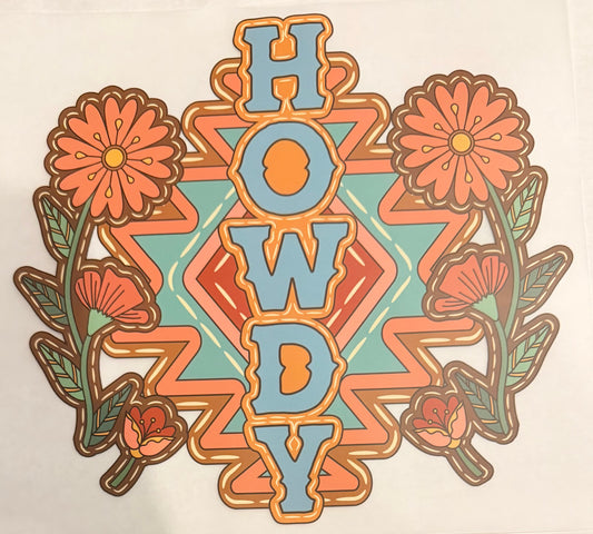 Western floral howdy