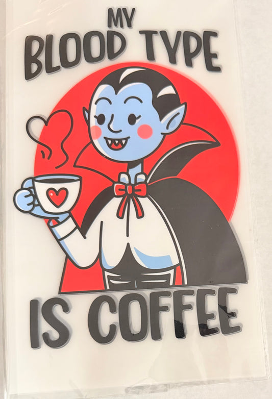 Blood type coffee