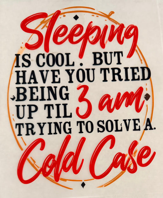 Solve a cold case