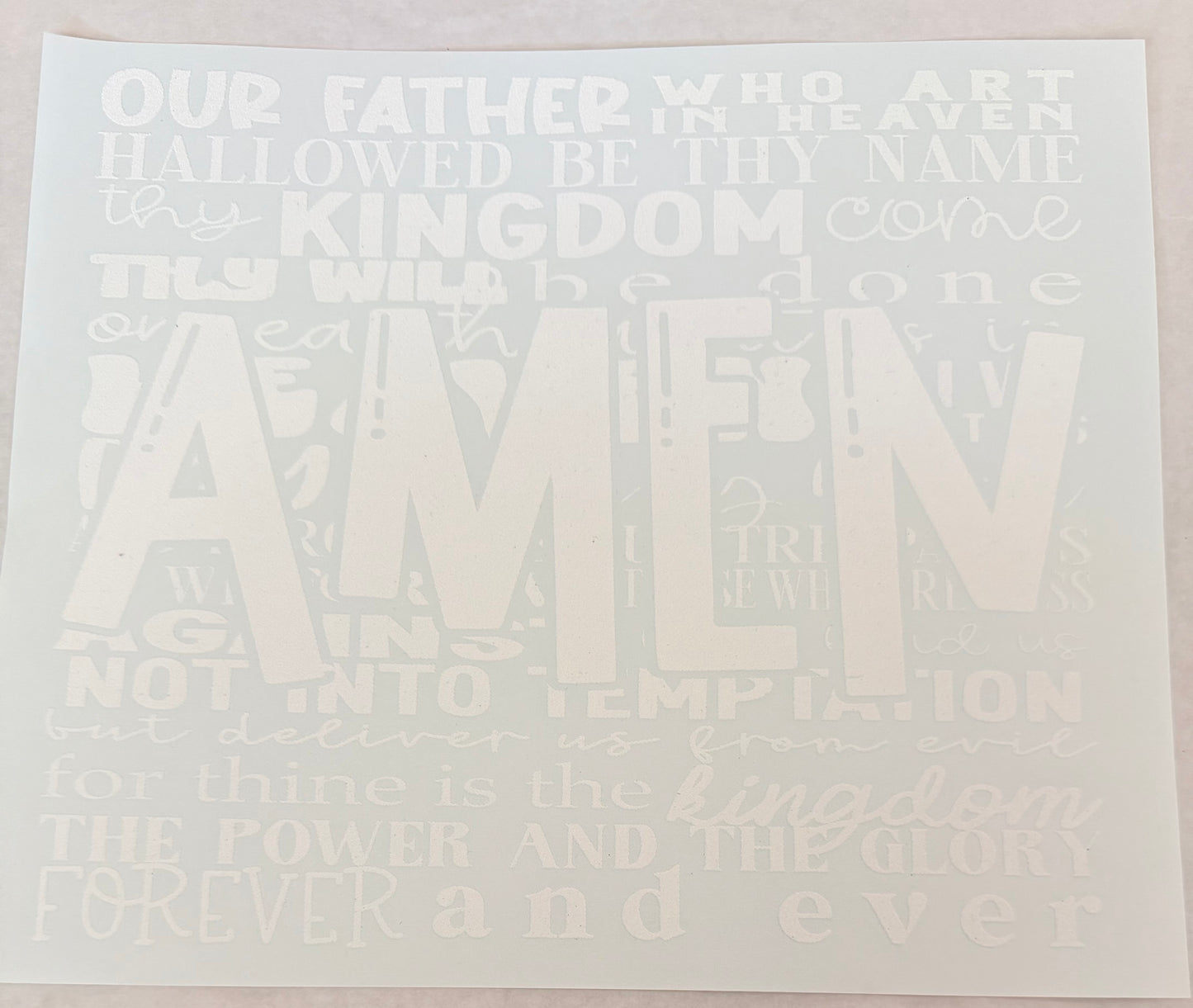 The Lord’s Prayer