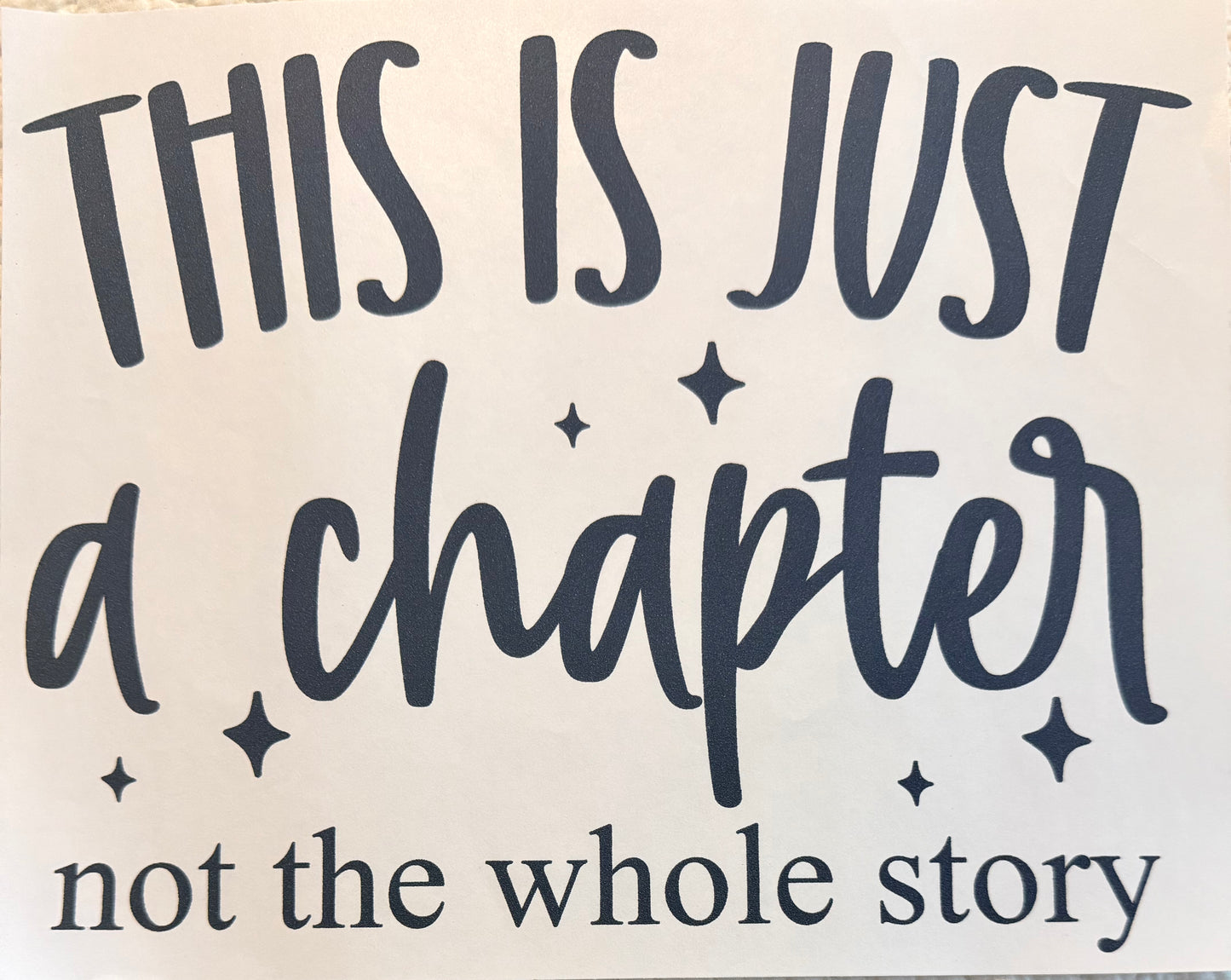 Just a chapter