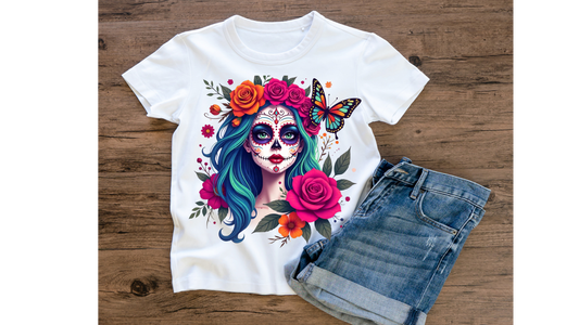 FLORAL DEAD OF THE DEAD SKELLY