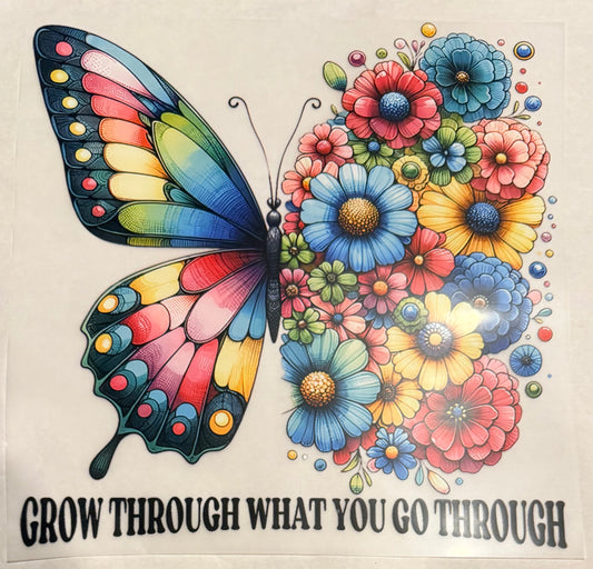 Grow through butterfly