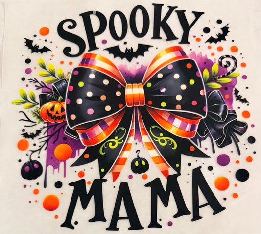 Spooky mama bow