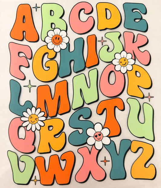 Alphabet retro