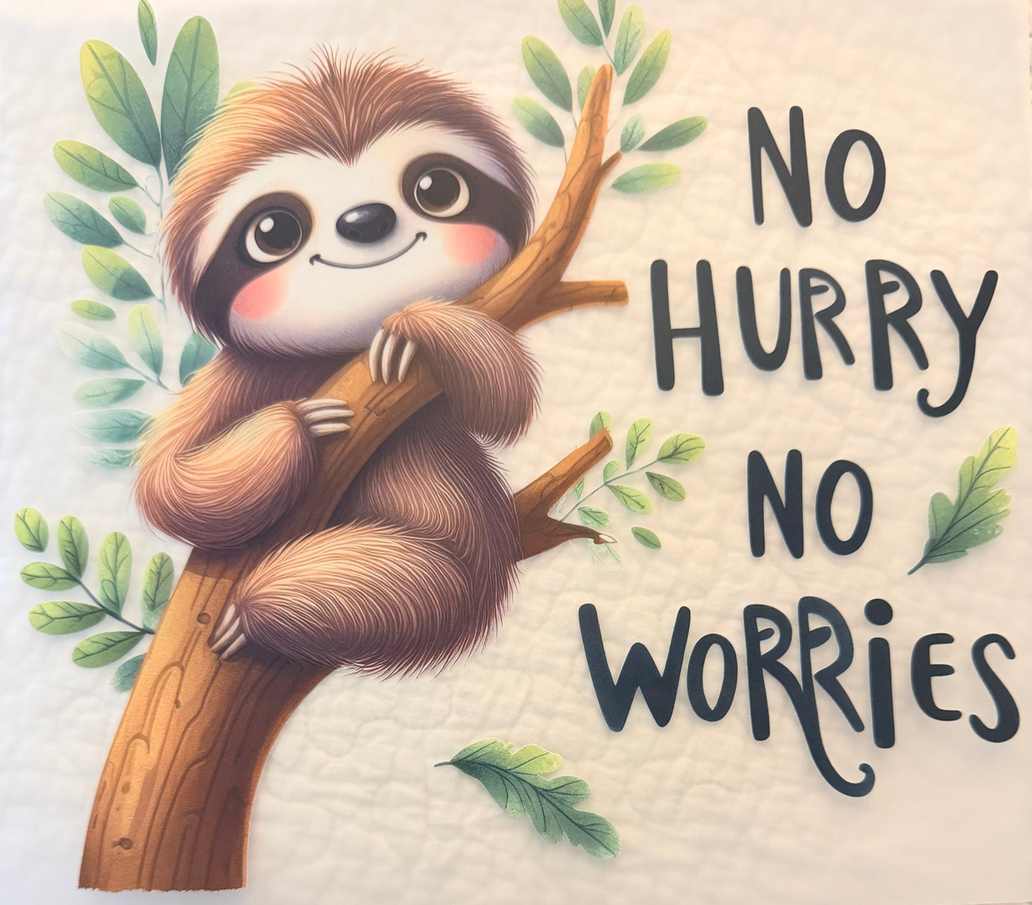 No hurry