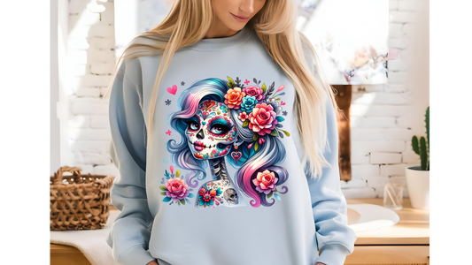 FLORAL DAY OF DEAD SKELLY