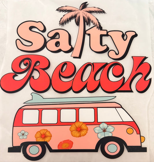 Salty beach