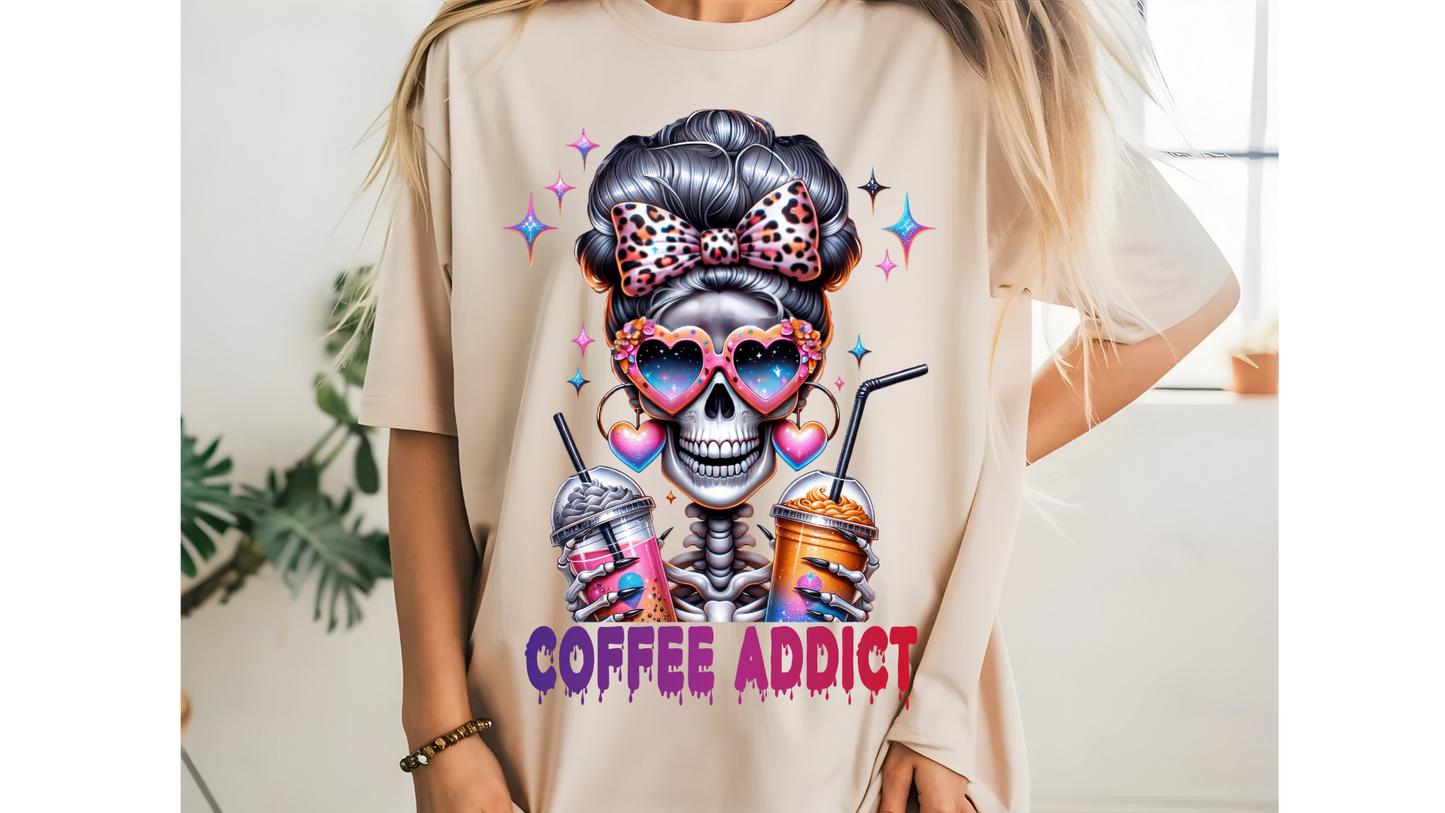 COFFEE ADDICT SKELLY